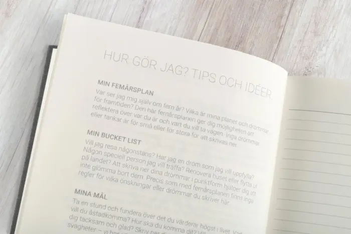 5-årsdagbok Dark Denim