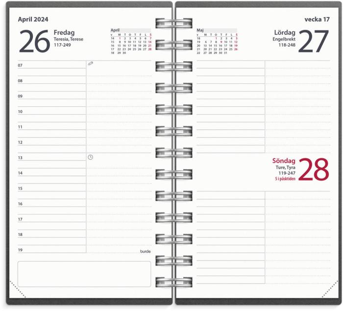 Agenda svart miljökartong 2024