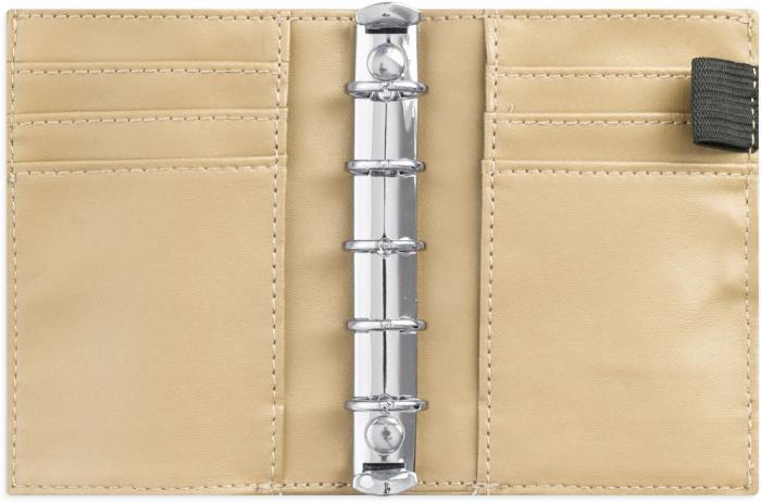Mini Systemkalender beige konstläder Tora 2023