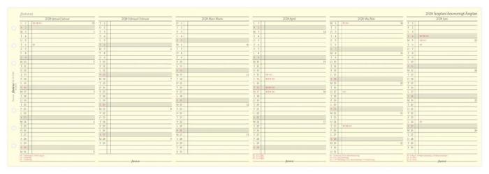 Årsplan Filofax personal 2028