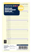 Årsplan Filofax personal 2028