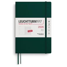 Leuchtturm1917 A5 vecka/notes Soft Forest Green 2026