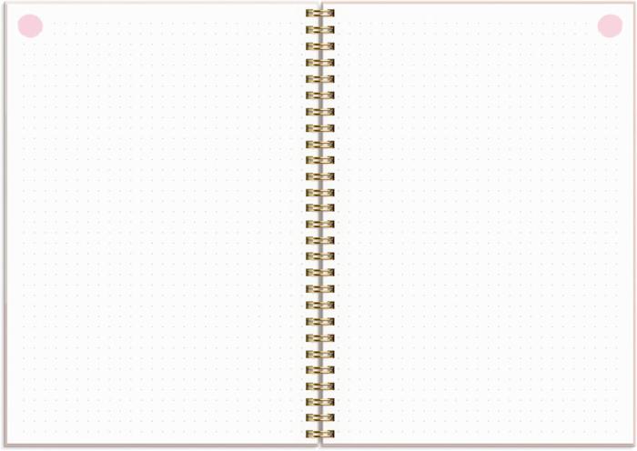 Life Planner Pink Horisontell 2023-2024