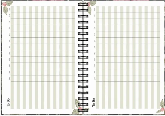 Kalender Life Planner 2027 Floral