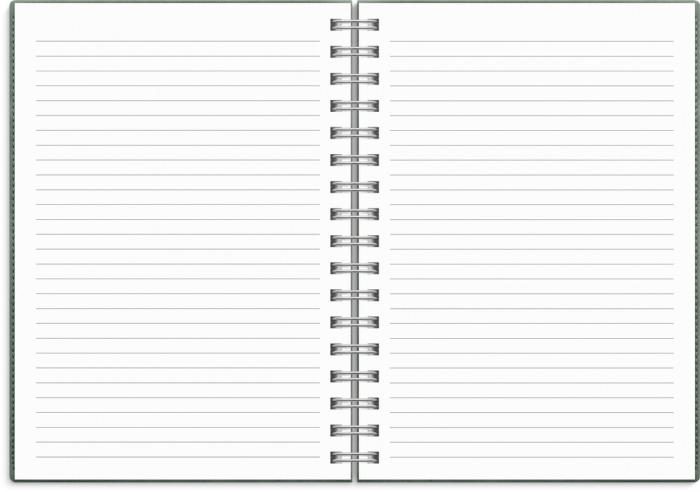 Kalender Senator A6 Twist grön 2026-2027