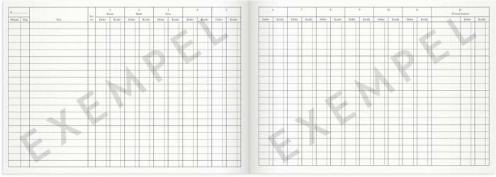 Föreningens Kassabok - A4 - 297x210mm