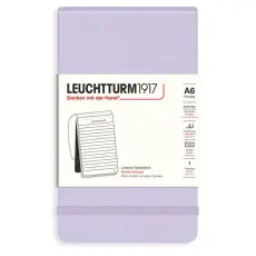 Leuchtturm1917 Reporter Notepad A6 hard cover Ruled Lilac