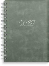 Kalender Senator A6 Twist gr&ouml;n 2026-2027