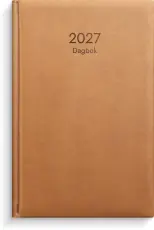 Kalender Dagbok cognac 2027