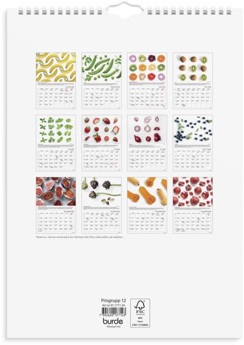 Väggkalender gröna tips 2024