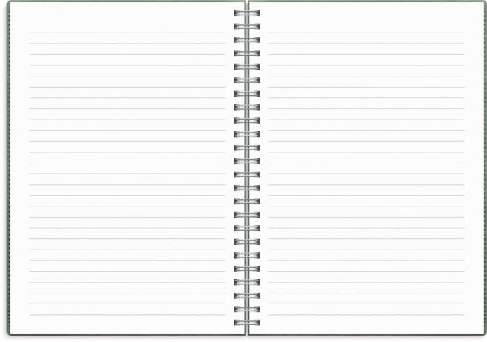 Kalender Senator A5 Twist grön 2026-2027 