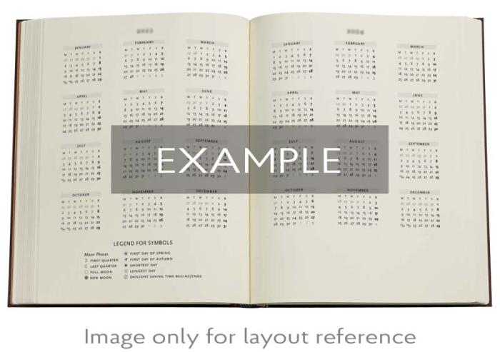 Kalender Paperblanks 18-months Midi Horizontal Kara-ori