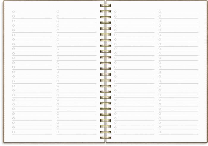 Kalender Senator A5 Twist mocca 2026-2027 