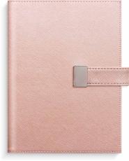 Liten Veckokalender rosa konstläder Tora med slejf 2023