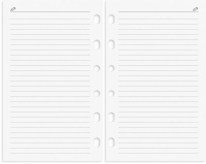 Compact Systemkalender svart skinn 2025 