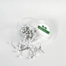 Kartnål vit 100-pack