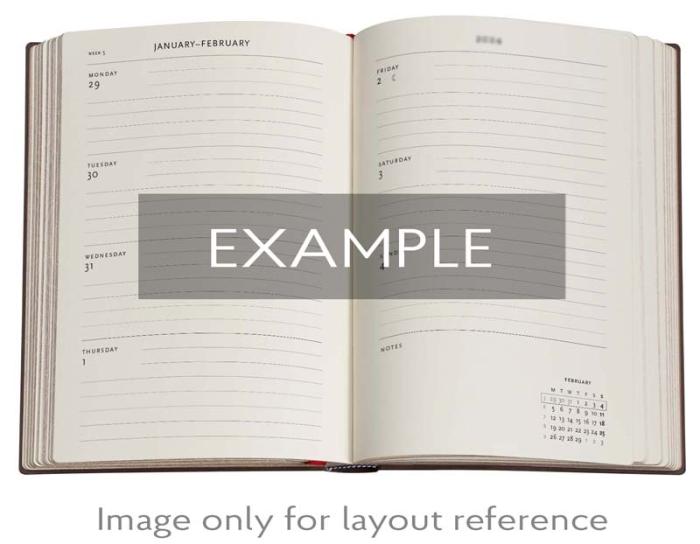 Kalender Paperblanks 18-months Midi Horizontal Restoration