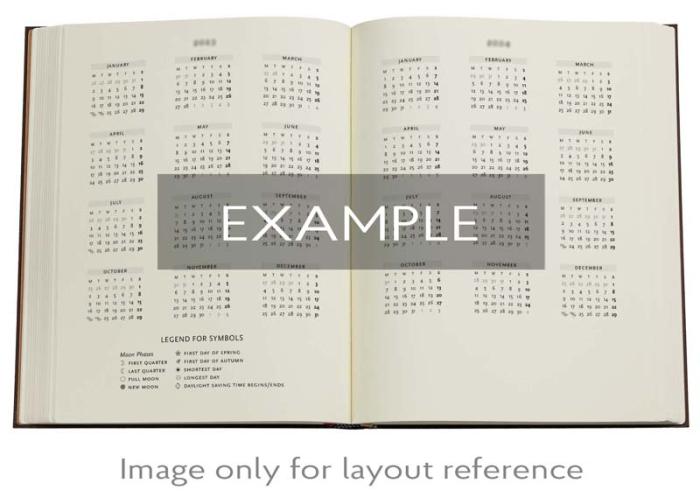Kalender Paperblanks 18-months Midi Horizontal Restoration