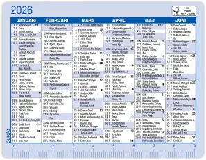 Kalenderkort 2026