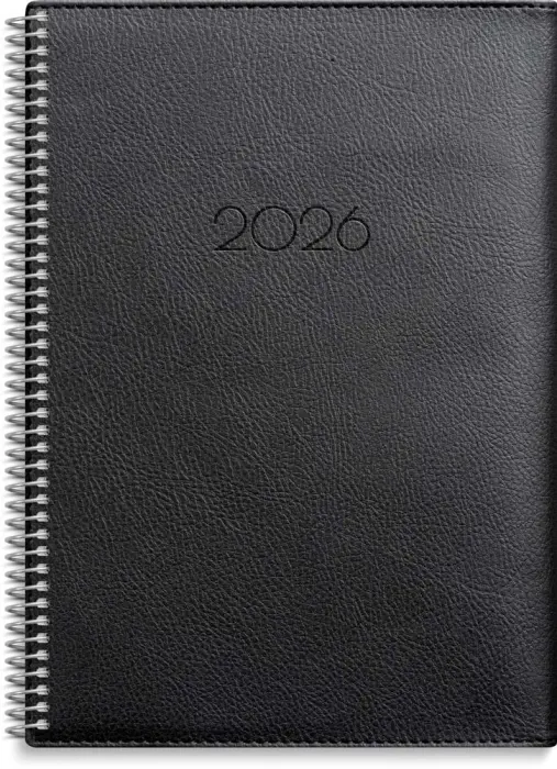 Stor Veckokalender Twist svart 2026