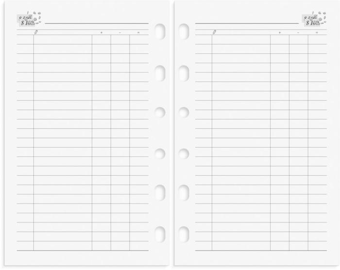 Compact Systemkalender brunt skinn 2025 