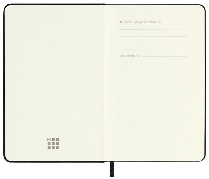 Moleskine Daily Black Hard Pocket 2023