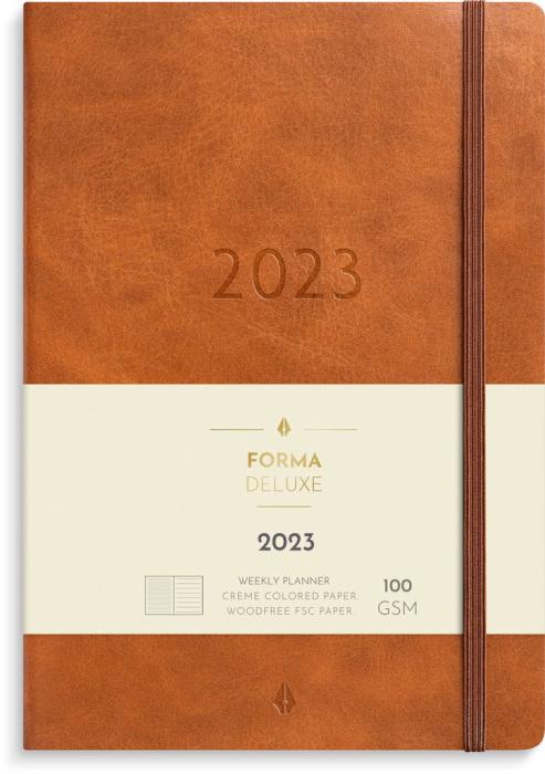 Stor Veckokalender Forma Deluxe Brun 2023