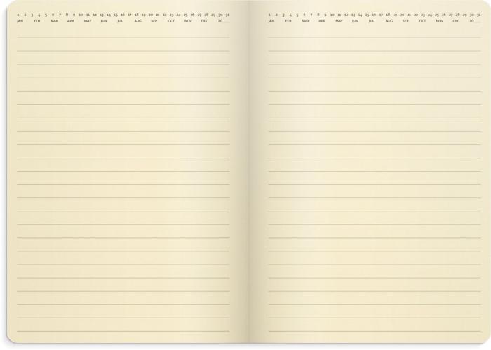 Liten veckokalender Forma Deluxe brun 2023