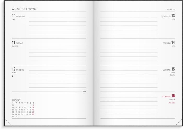 Kalender Senator A5 Vega 2026-2027