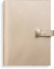 Weekly A5 beige konstläder Tora 2026