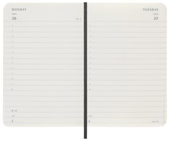 Moleskine Daily Black Soft pocket 2023