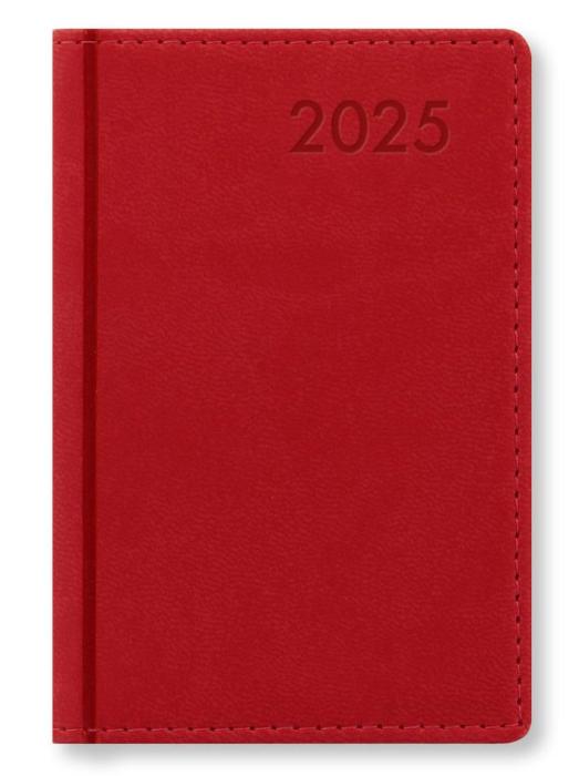 Kalender Letts Verona Mini Röd 2025 