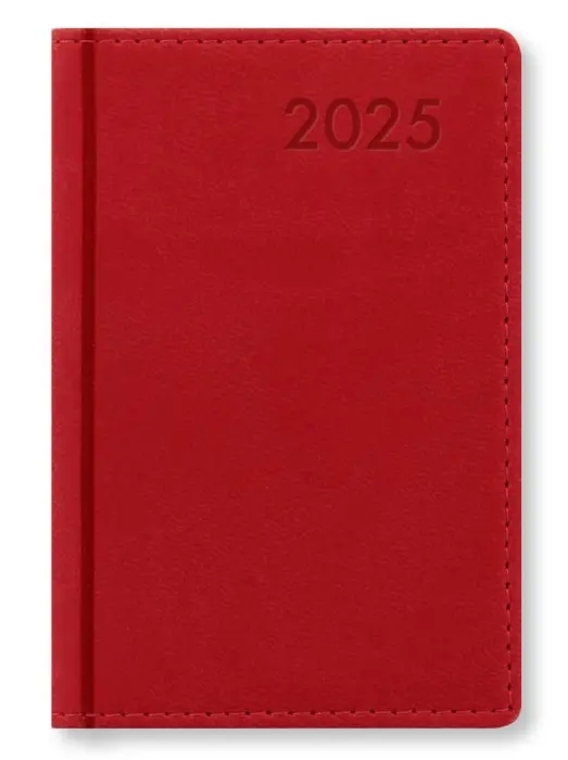 Kalender Letts Verona Mini Röd 2025 