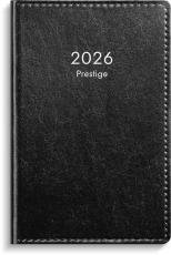Prestige svart konstläder inbunden 2026