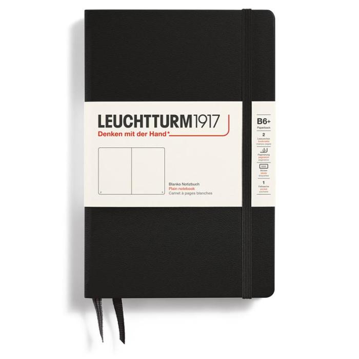 Leuchtturm Notebook B6 plain Black