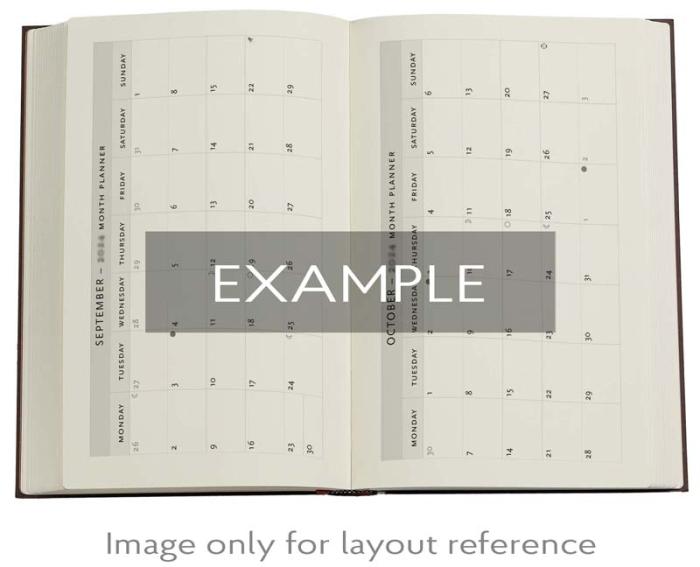 Kalender Paperblanks 18-months Midi Horizontal Firebird