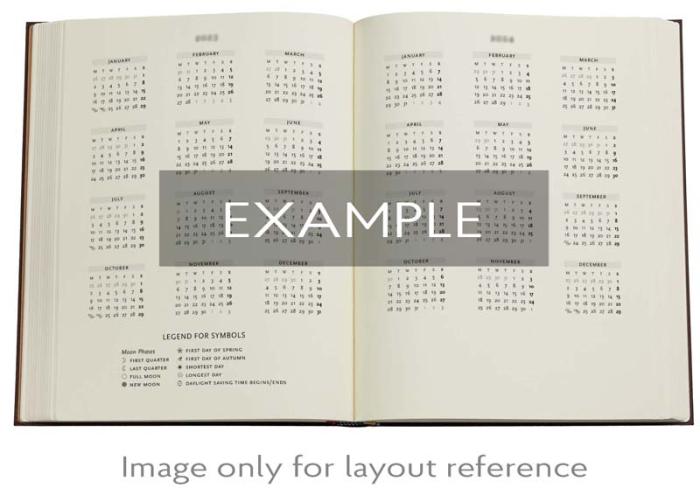 Kalender Paperblanks 18-months Midi Horizontal Firebird