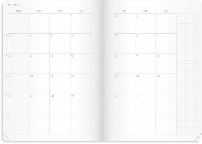 Burde Publishing AB Calendar Masume A5 2027 - Kalenderkungen.se