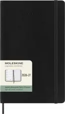 Moleskine Veckokalender L Svart Soft 26/27