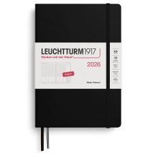 Kalender Leuchtturm1917 A5 vertikalt veckouppslag Black 2026