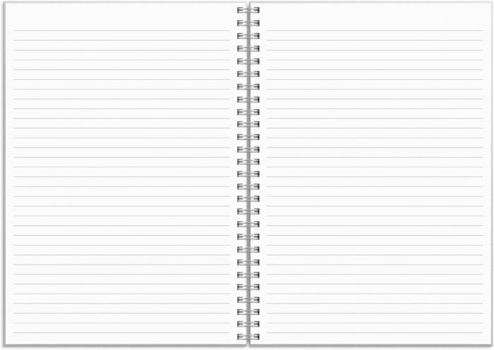 Kalender Study A5 Textile ljusgrå 2026-2027