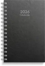 Tidkalender svart kartong 2026