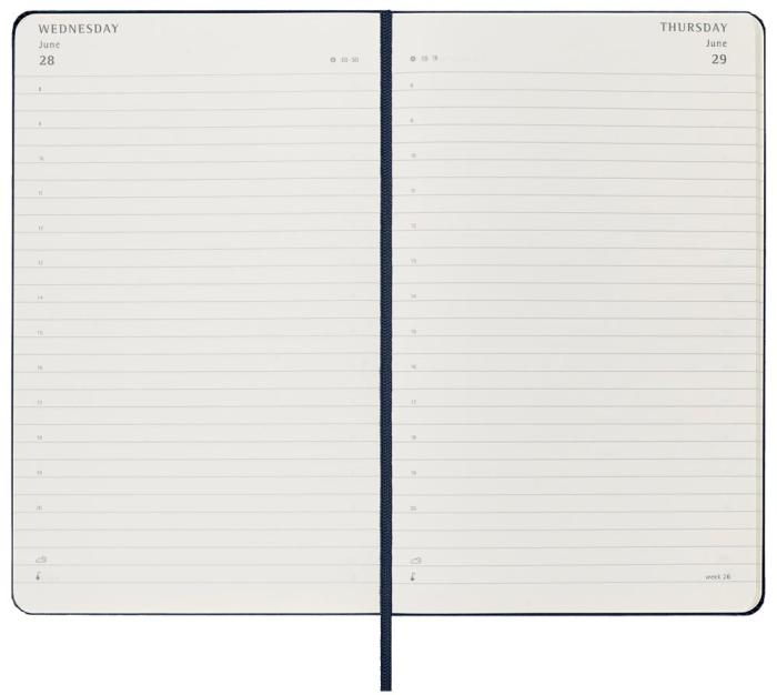 Moleskine Moleskine Daily Blue Hard Large 2023 - Kalenderkungen.se