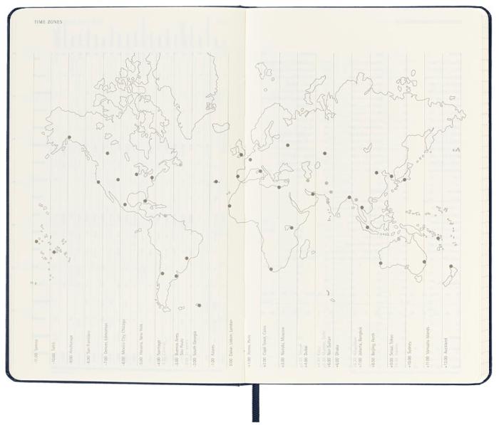 Moleskine Moleskine Daily Blue Hard Large 2023 - Kalenderkungen.se