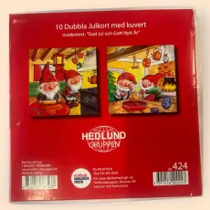 Julkort Barncancerfonden 10-pack Tomtar bakar pepparkakor/knäck