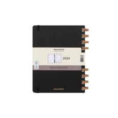 Spiral Planner 2024 XL Black