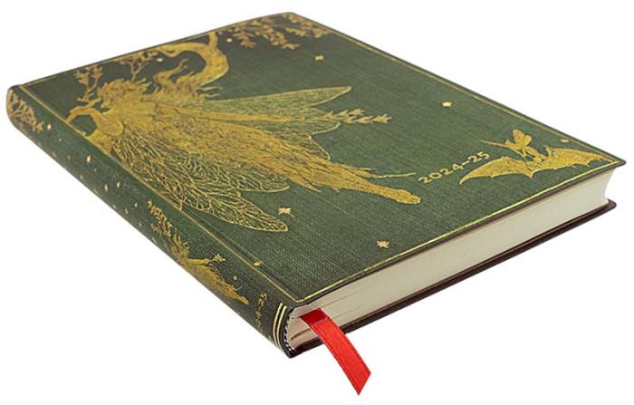 Kalender Paperblanks 18-months Midi Horizontal Olive Fairy