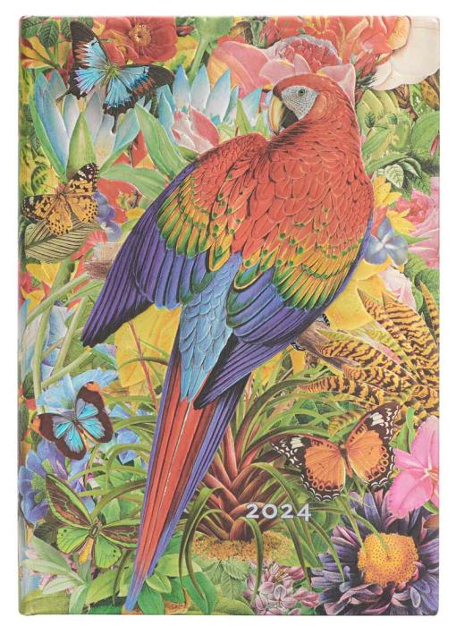 Kalender Paperblanks Midi Tropical Garden 2024