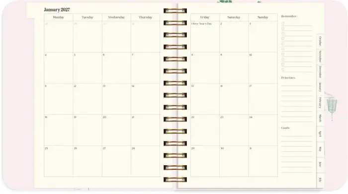Life Planner Japan Style 2027