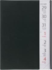 Stor veckokalender svart plast 2021